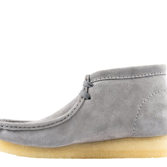 Clarks Wallabee Boot grey suede